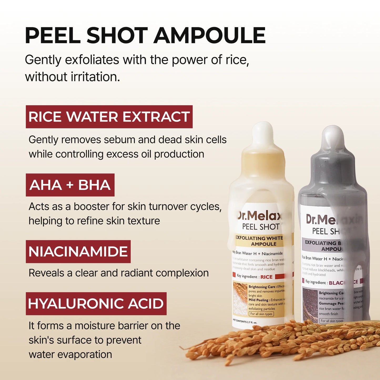 Peel Shot Glow Ampoules by Dr. Melaxin